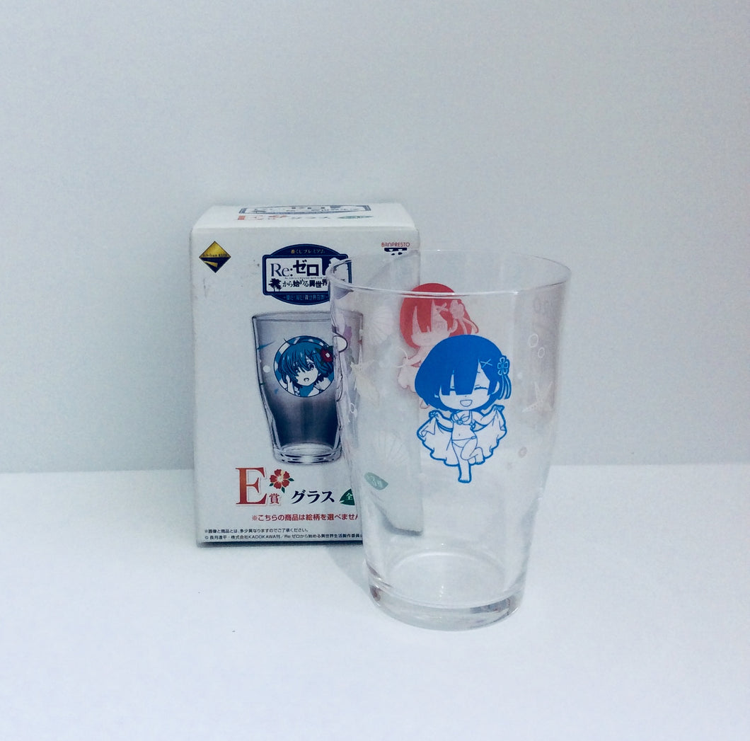 *Rare* Re:Zero Rem, Ram and Emilia Glass! *Straight from Japan*